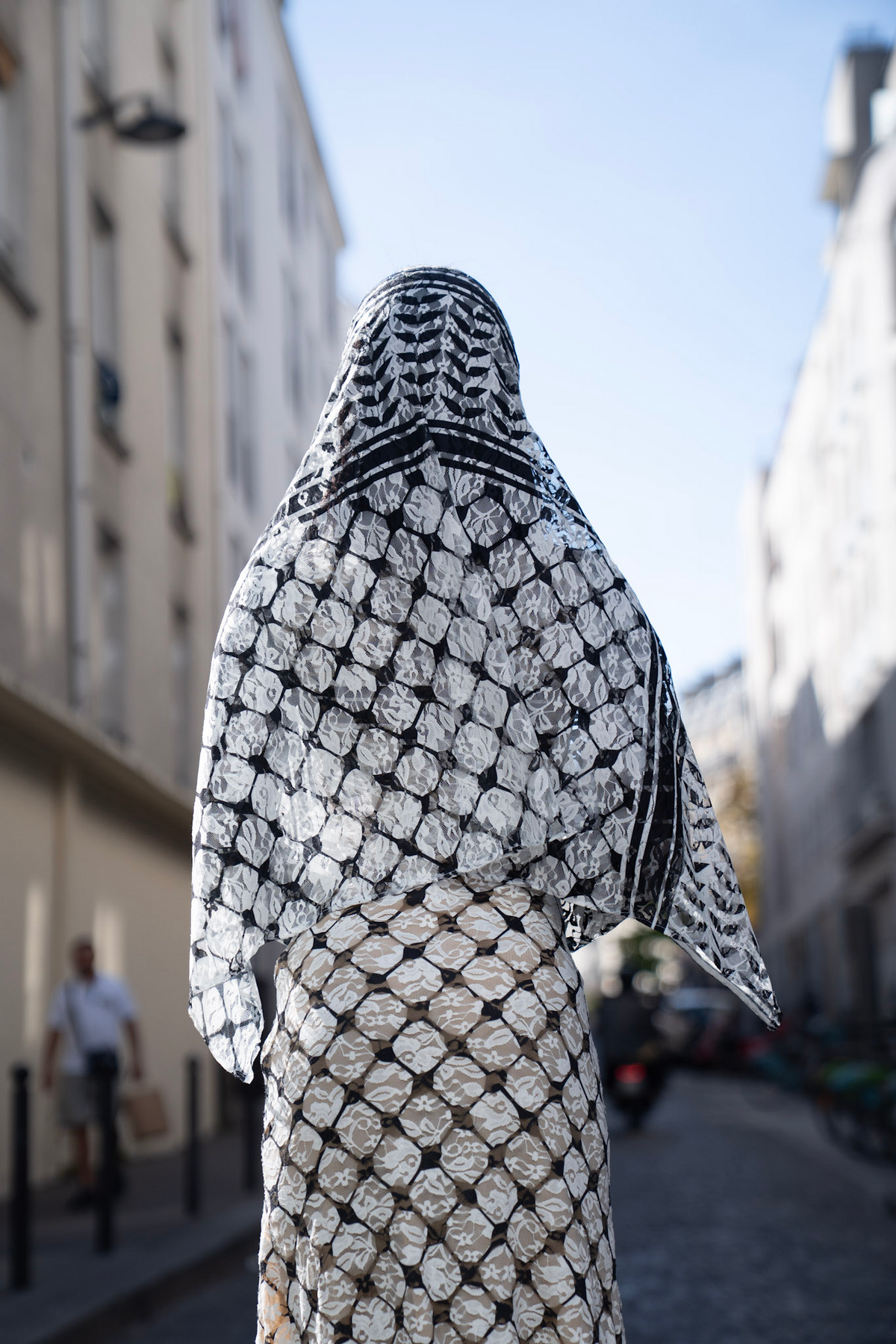 Foulard dentelle keffiyeh