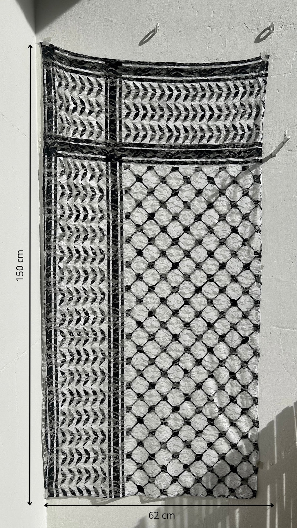 Foulard dentelle keffiyeh