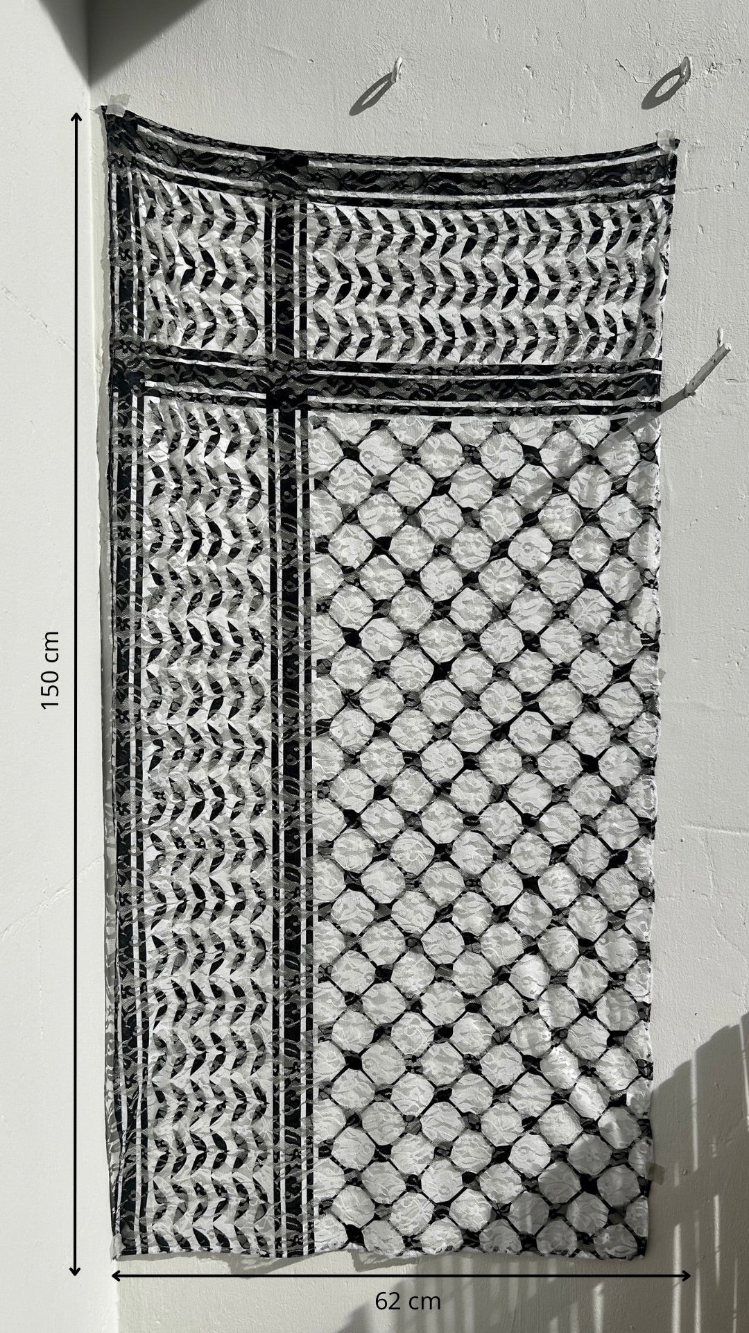 Foulard dentelle keffiyeh